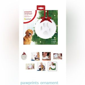 6/$20 Pearhead  Pawprints Ornament  new in package! NWT